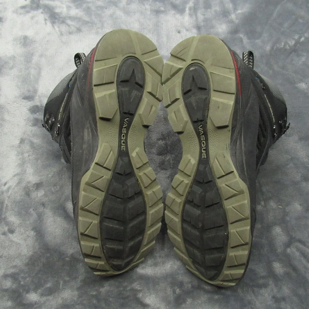 Vasque Mens Boots 9M Coldspark‎ Black Waterproof Hiking Trail Rugged Mid Lace